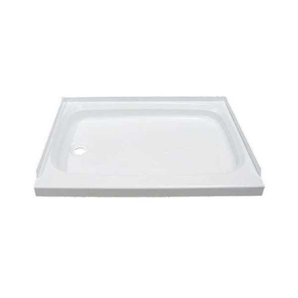 Lippert 24IN X 40IN SHOWER PAN; LEFT DRAIN - WHITE 210377